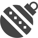 Christmass Ball SVG Icon